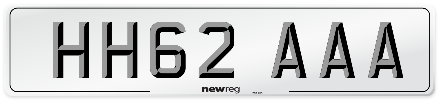 HH62 AAA Number Plate from New Reg